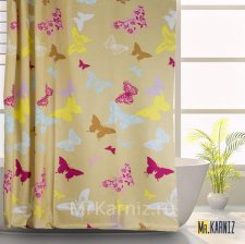 Штора для ванной Splendour бежевая