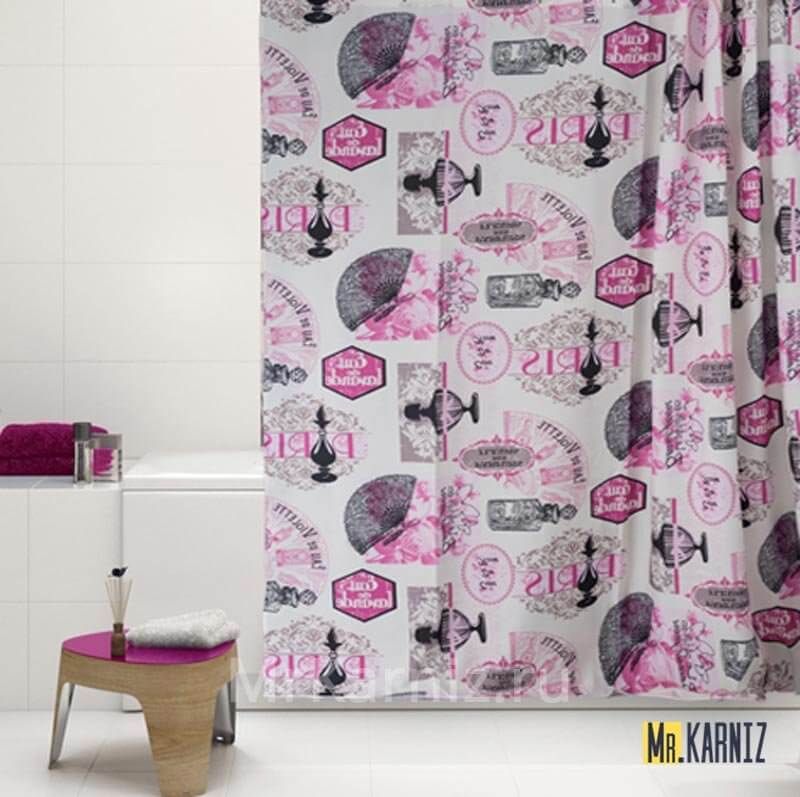 Штора для ванной Винтаж