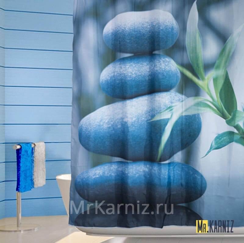 Штора для ванной Stones