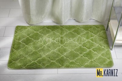 Коврик для ванной ЛАНА зеленый
