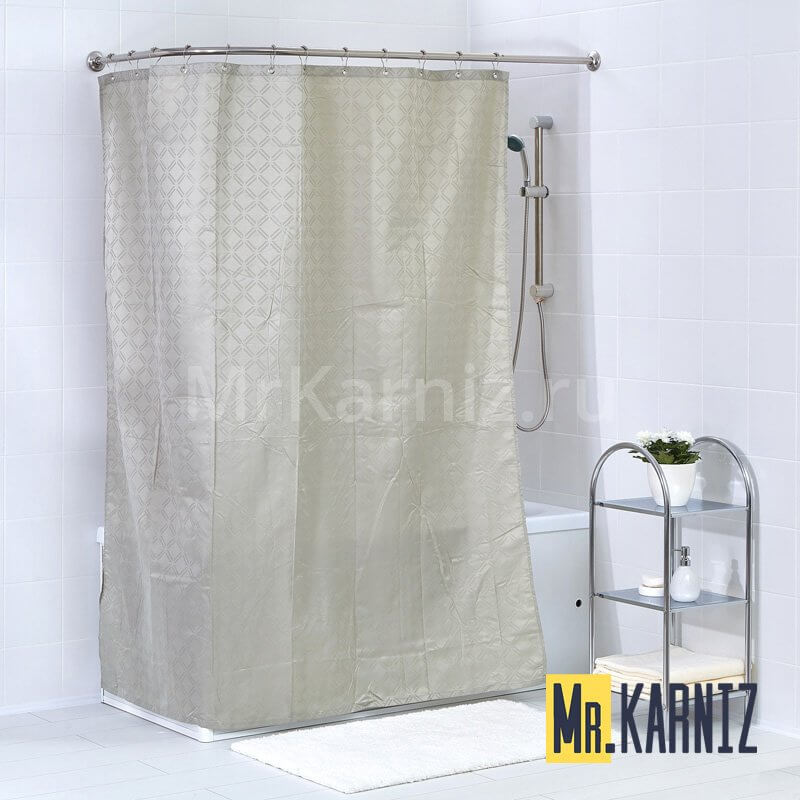 Штора для ванной Жаккард Rhombus Window Deco Штора для ванной Жаккард Rhombus Window Deco