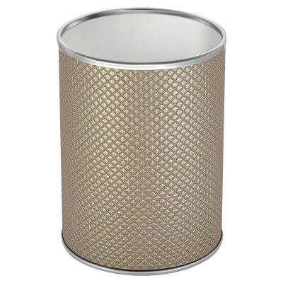 Ведро для мусора 3л открытое Geralis M-RBH-B Ромб