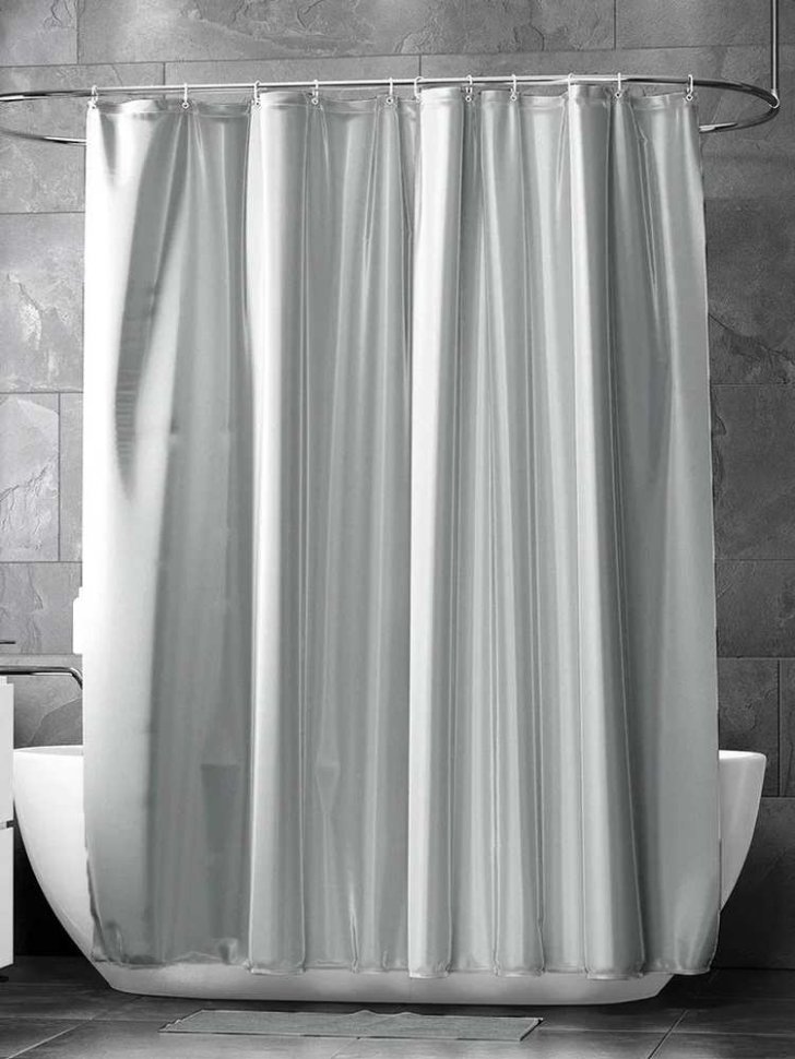 Штора для ванной SUPER BIG светло серый Штора для ванной SUPER BIG светло серый